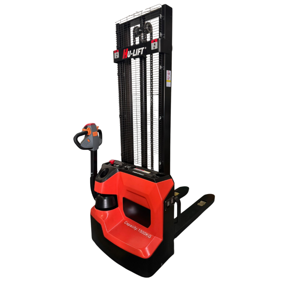 Alquiler apilador eléctrico de litio de 1.200Kg hasta 1.500Kg