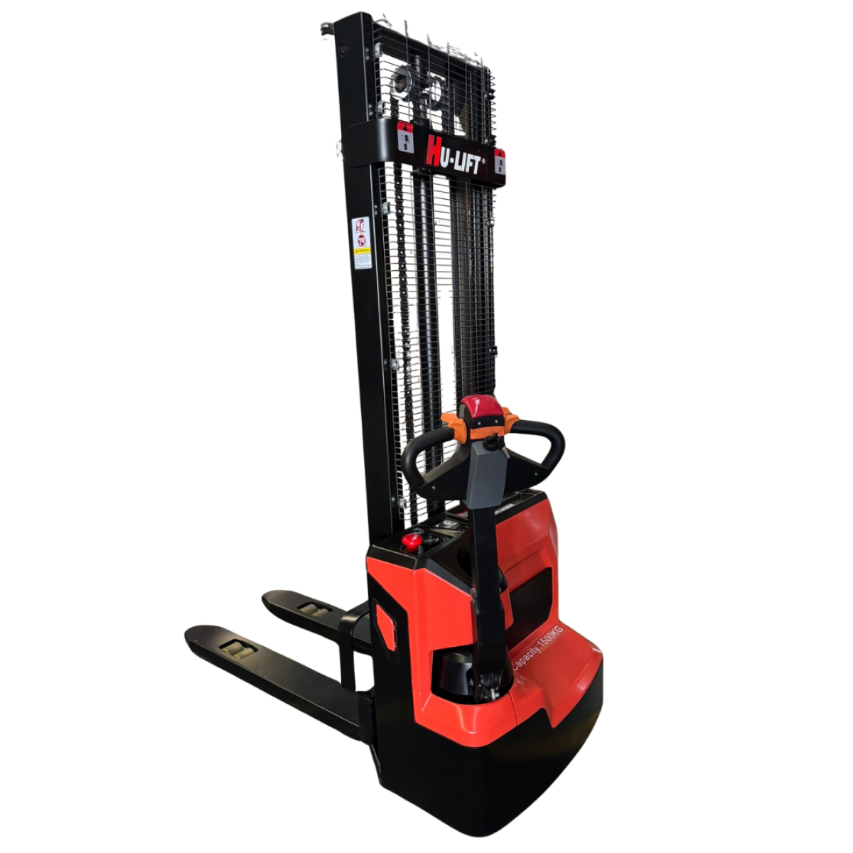 Alquiler apilador eléctrico de litio de 1.200Kg hasta 1.500Kg