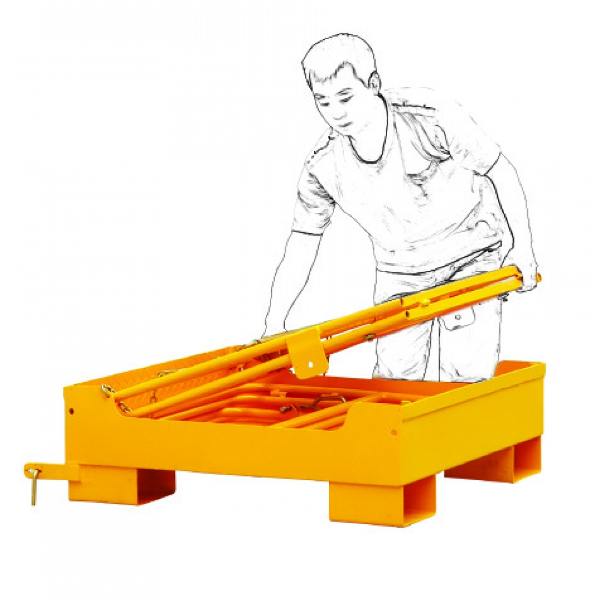 Plataforma de mantenimiento de carretillas NK